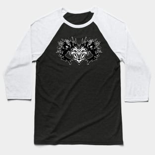 Demon head - outline Baseball T-Shirt